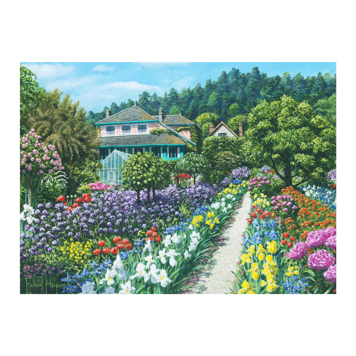 63 Piece Jigsaw Puzzle - Monet&#39;s Garden - VAT Free