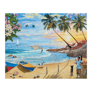 100 piece jigsaw puzzle - Island Paradise