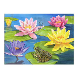 13 Piece Jigsaw Puzzle - Lily Pond - VAT Free