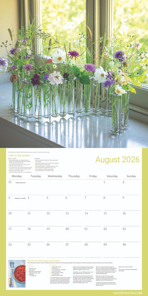 Sarah Raven wall calendar