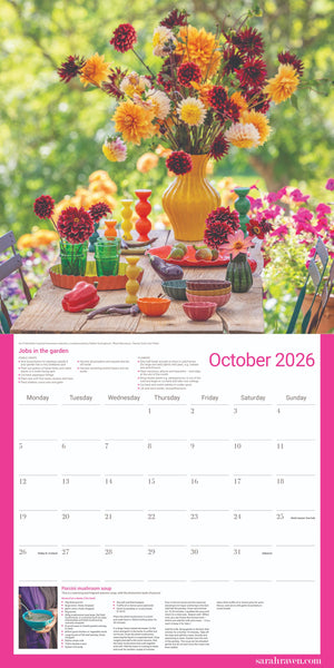 Sarah Raven wall calendar