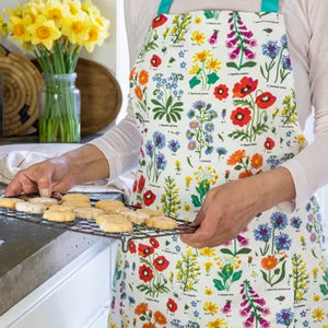 Wildflower recycled cotton apron