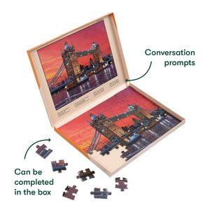 63 piece jigsaw puzzle - City Dusk