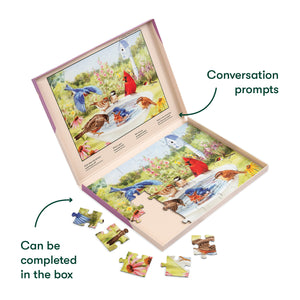 35 Piece Jigsaw Puzzle - Bathing Birds - VAT Free