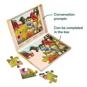 13 piece jigsaw puzzle - Summer Birds