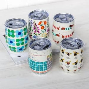 Wildflower stainless steel travel cup