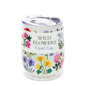 Wildflower stainless steel travel cup