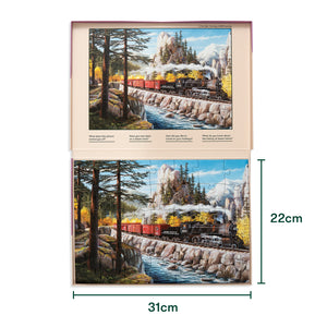 35 piece jigsaw puzzle - Steam Train