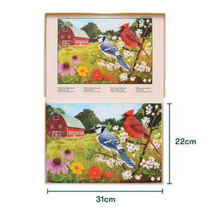 13 piece jigsaw puzzle - Summer Birds