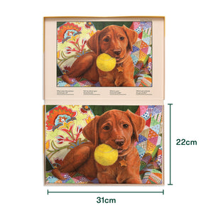 13 piece jigsaw puzzle - Puppy Playtime