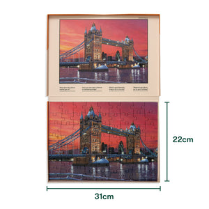 63 piece jigsaw puzzle - City Dusk