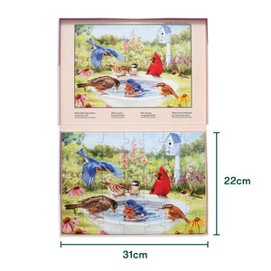 35 Piece Jigsaw Puzzle - Bathing Birds - VAT Free