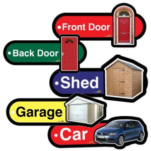 Key fobs set of 5