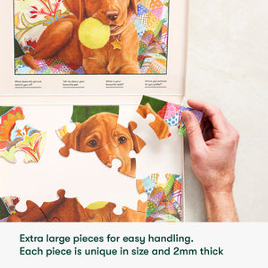 13 piece jigsaw puzzle - Puppy Playtime