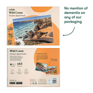 63 piece jigsaw puzzle - Wild Coast
