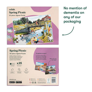 35 piece jigsaw puzzle - Spring Picnic