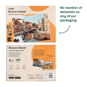 63 Piece Jigsaw Puzzle - Burano Island - VAT Free