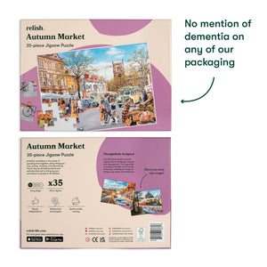 35 piece jigsaw puzzle - Autumn Market
