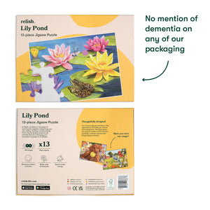 13 Piece Jigsaw Puzzle - Lily Pond - VAT Free