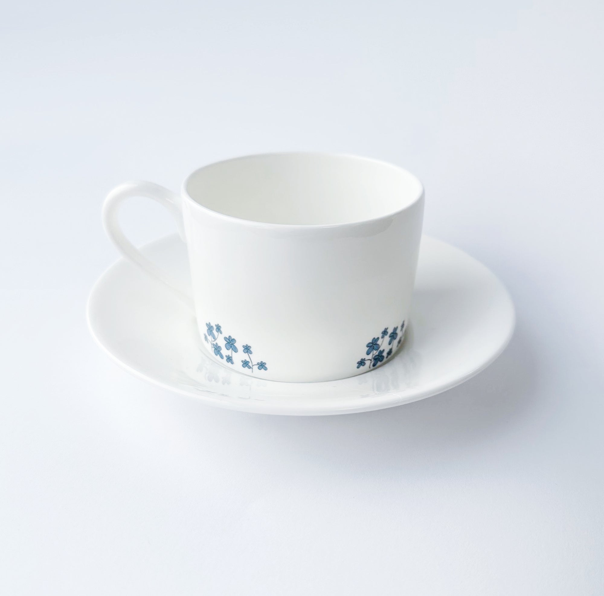 Forget-me-not cup and saucer