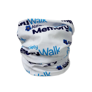 Memory Walk tube scarf - white