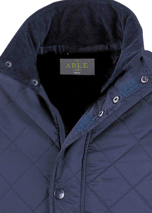 Daniel diamond quilted velcro coat