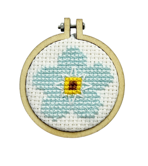 Forget-Me-Not mini cross-stitch kit