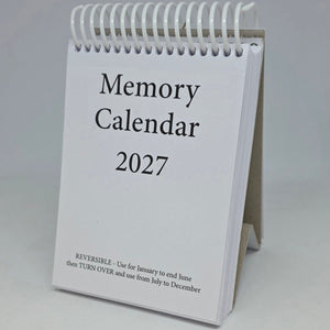 Memory calendar 2027