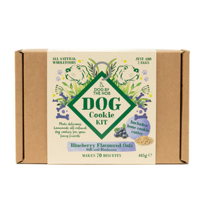 Blueberry and oat dog biscuit making kit