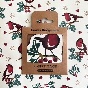 Little Robin gift tags - pack of 4