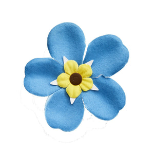 Forget Me Not Appeal fabric pin badge x 10