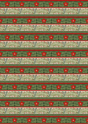 Christmas rose roll wrap