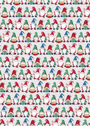 Gnomes - gift wrap