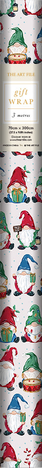 Gnomes - gift wrap