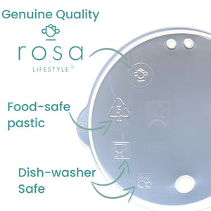 Rosa dignity mug lid - single