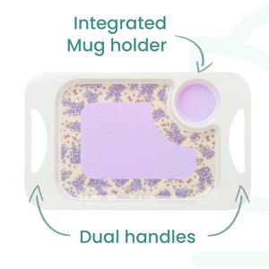 Rosa lilac tray