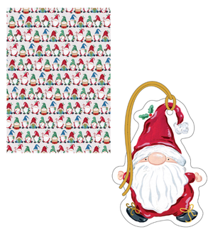 Gnomes Christmas gift wrap bundle