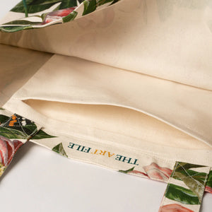 Floral tote bag
