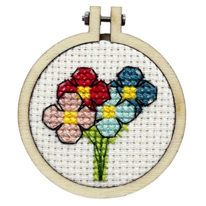 Thanks a Bunch mini cross-stitch kit