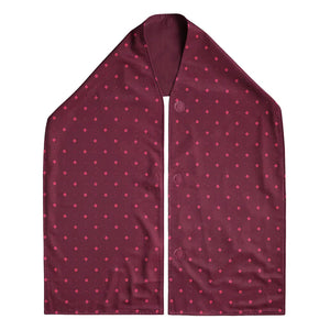 Straight scarf clothes protector - burgundy