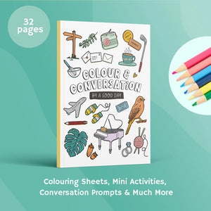 Colour & Conversation Activity Book