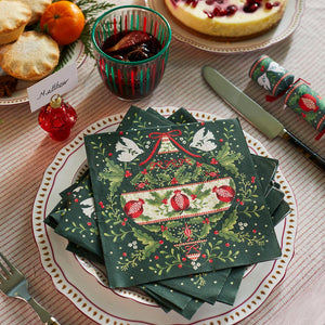 Folklore recyclable paper napkins - pack of 20