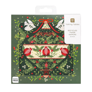Folklore recyclable paper napkins - pack of 20