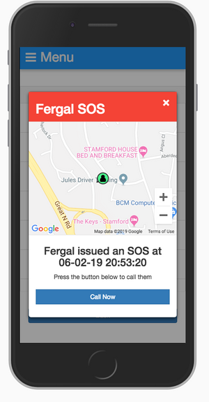 Safer walking GPS locator