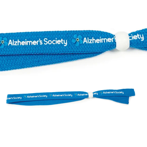 Alzheimer's Society fabric wristband - forget-me-not blue