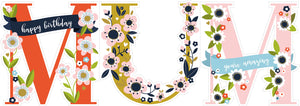 MUM 3D Birthday card - Single Card