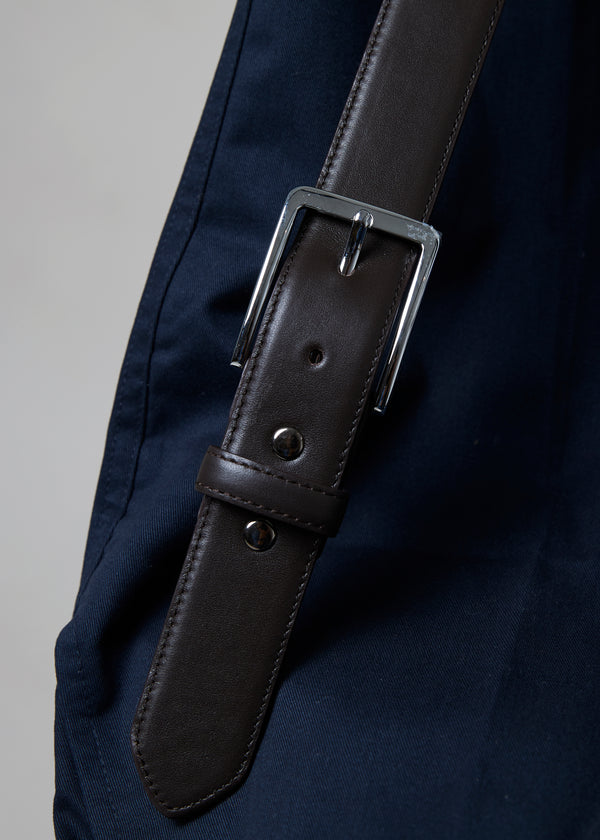 Leather velcro belt top