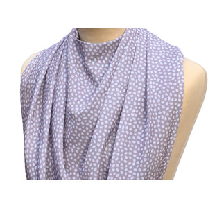 Pashmina Style Clothes Protector - Dotted Grey