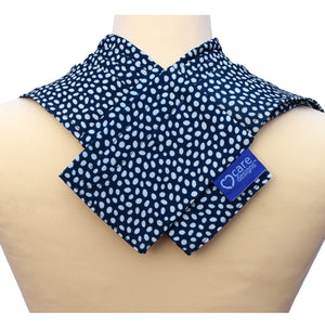 Pashmina Style Clothes Protector - Dotted Navy