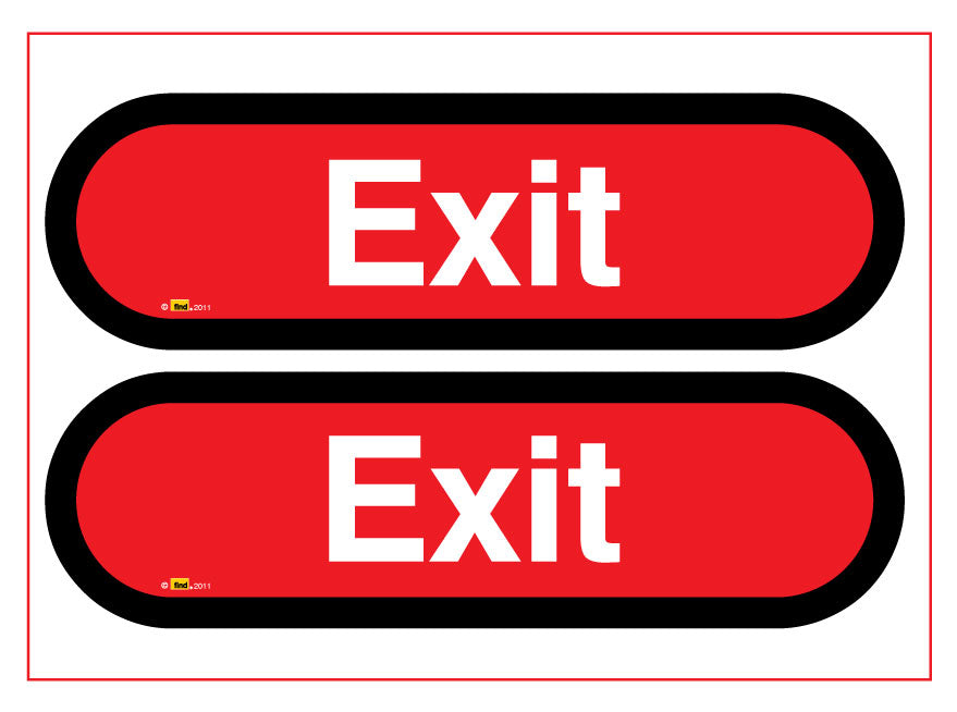 Exit Signs - VAT Free